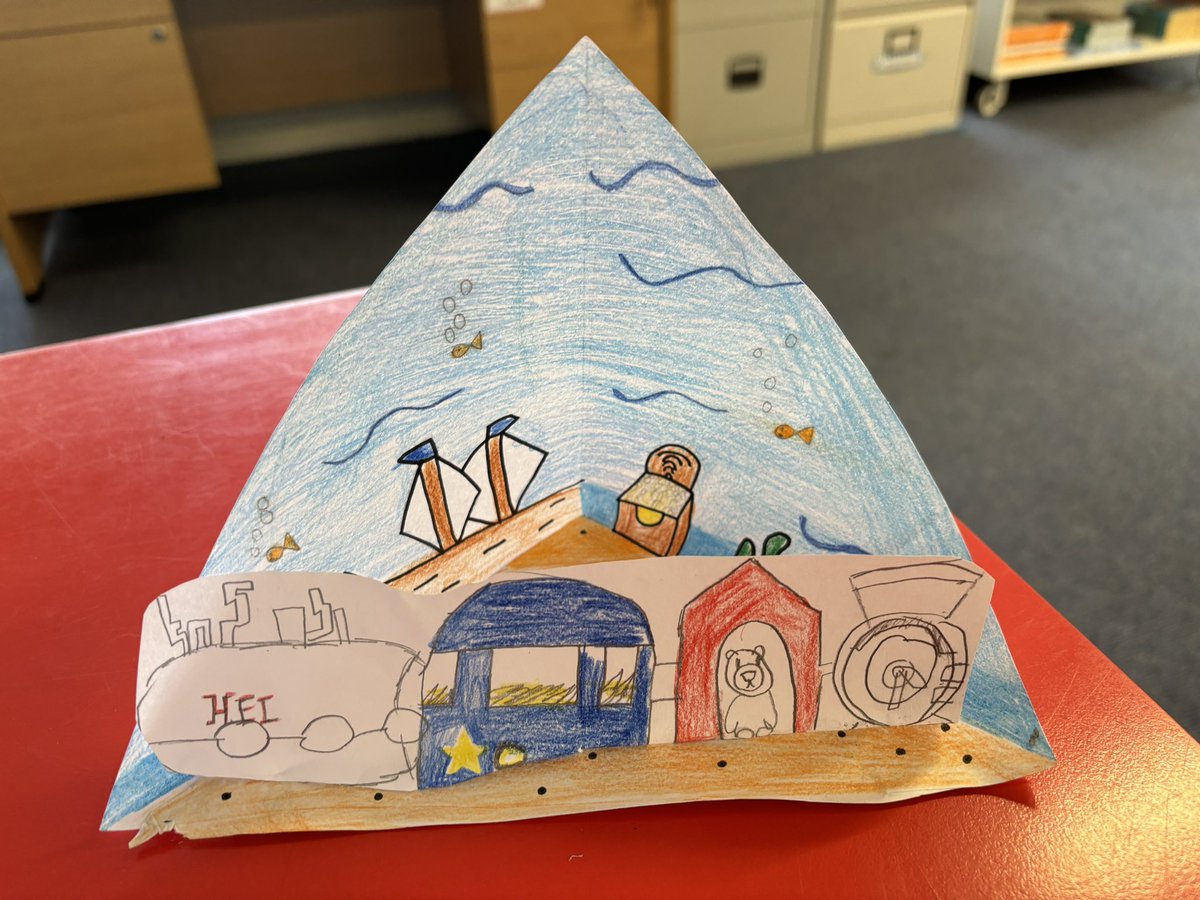 mrsbryan_'s tweet photo. Primary 5 made some trioramas to show the different settings and lands in our class novel The Train to Impossible Places! What wonderful work 🤩@stcatherinespsy https://t.co/2JcUdadsCO