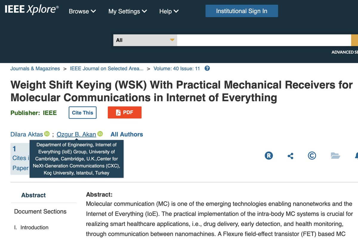 CorinneNokel's tweet image. Weight Shift Keying (WSK) With Practical Mechanical Receivers for Molecular Communications in Internet of Everything  

#MCNanonetworks

#WirelessNanoCommunications

#NanoCyberInterface

#IoBNT
                                    ieeexplore.ieee.org/abstract/docum…

teaching.eng.cam.ac.uk/content/engine…