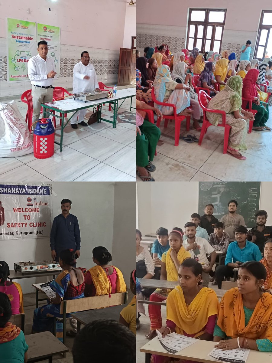 On Occasion of World LPG Day cake cutting with customers,delivery men felicitation and safety clinic got conducted at various distributorships under Karnal IDO
<a href="/IndianOilcl/">Indian Oil Corp Ltd</a> <a href="/DelhiIocl/">IOCL_Delhi State Office</a> <a href="/ManojGu10100891/">Manoj Gupta</a>