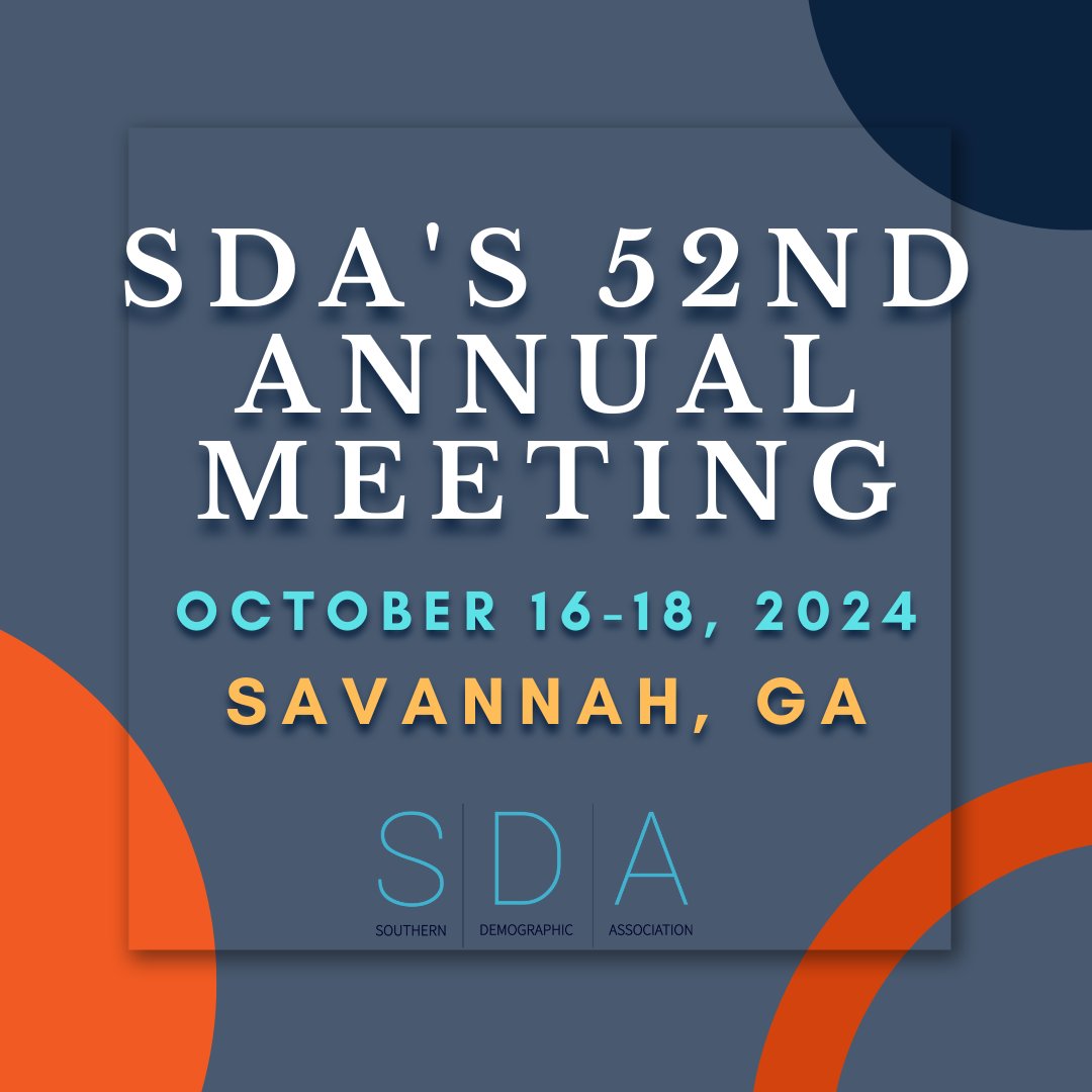 Southern Demographic Association tweet media