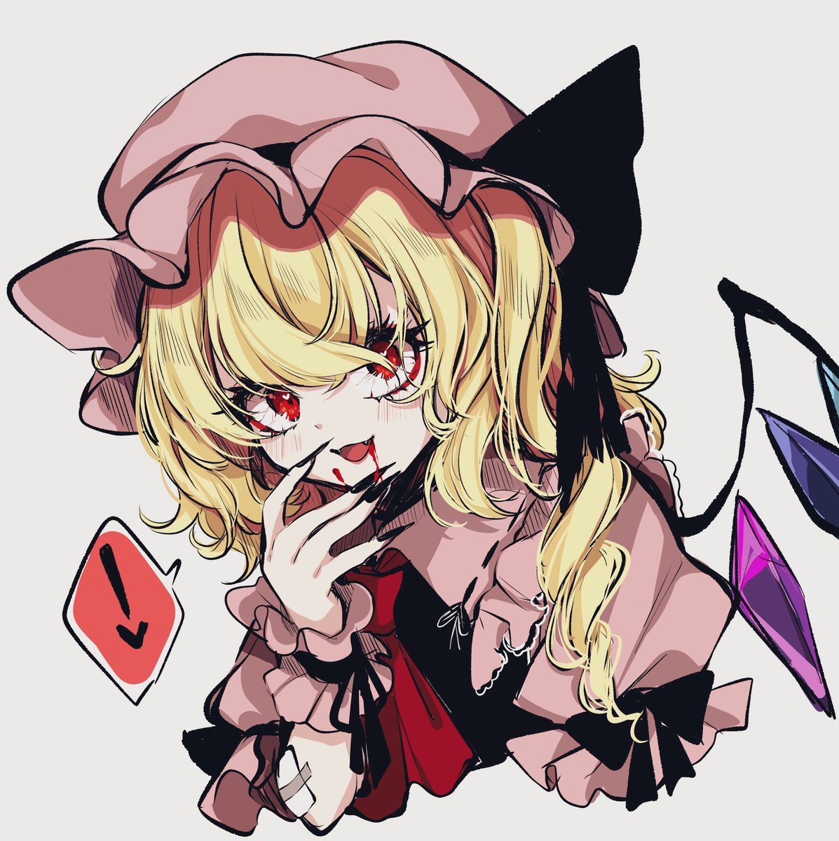 フランドール・スカーレット 「」|よまおのイラスト