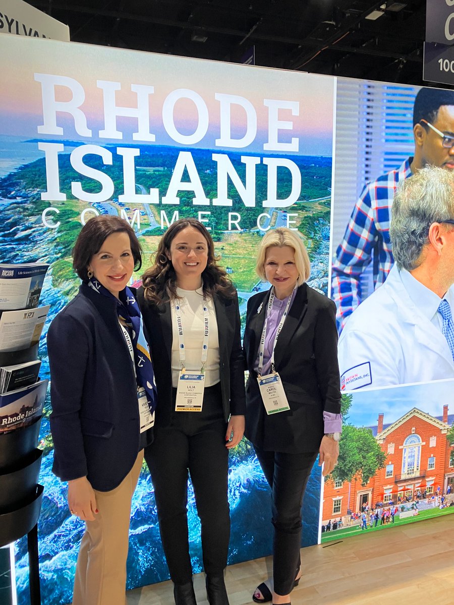WeAreRIBio's tweet photo. That's a wrap on a great week for #RIBIO at #BIO2024! Thank you to the @IamBIOtech International Convention 2024 team, We enjoyed the energy of being in the epicenter of all things #biotech and the #lifesciences, learning &amp; connecting with others in the field, &amp; representing RI! https://t.co/gLK1Gugg6j