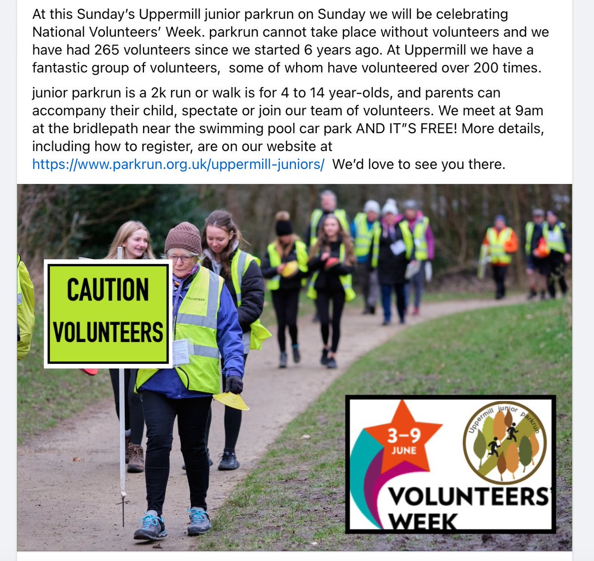 Uppermill junior parkrun tweet media