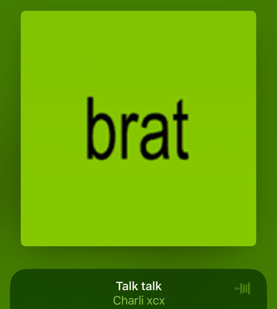 soccerbttm1's tweet photo. trying to be a good girl during brat weekend but this song is too good https://t.co/oX495jbacg