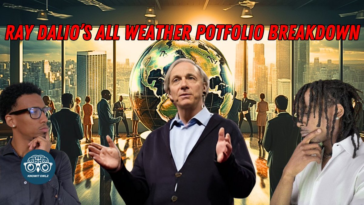 knowitowlz's tweet photo. In this video @cryptonoah11 & @Jmansion_ analyzed Ray Dalio's all weather portfolio and gave their thoughts on how crypto fits in!
#raydalio #changingworldorder #finance #macroeconomics #portfoliomanagement #crypto #btc #eth #defi
https://t.co/EmVwewpkBn https://t.co/uFBly9ZX8E