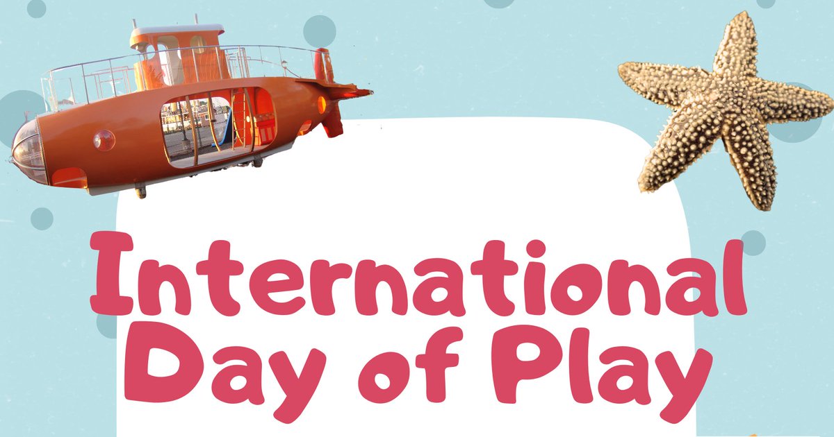 Down on the #Halifax waterfront we all play in an orange submarine, an orange submarine.... Welcome to our poster, at least the top 1/3 of it. It just wouldn't all fit. You can see the full poster here - playgroundology.wordpress.com/2024/06/07/int… | #internationaldayofplay