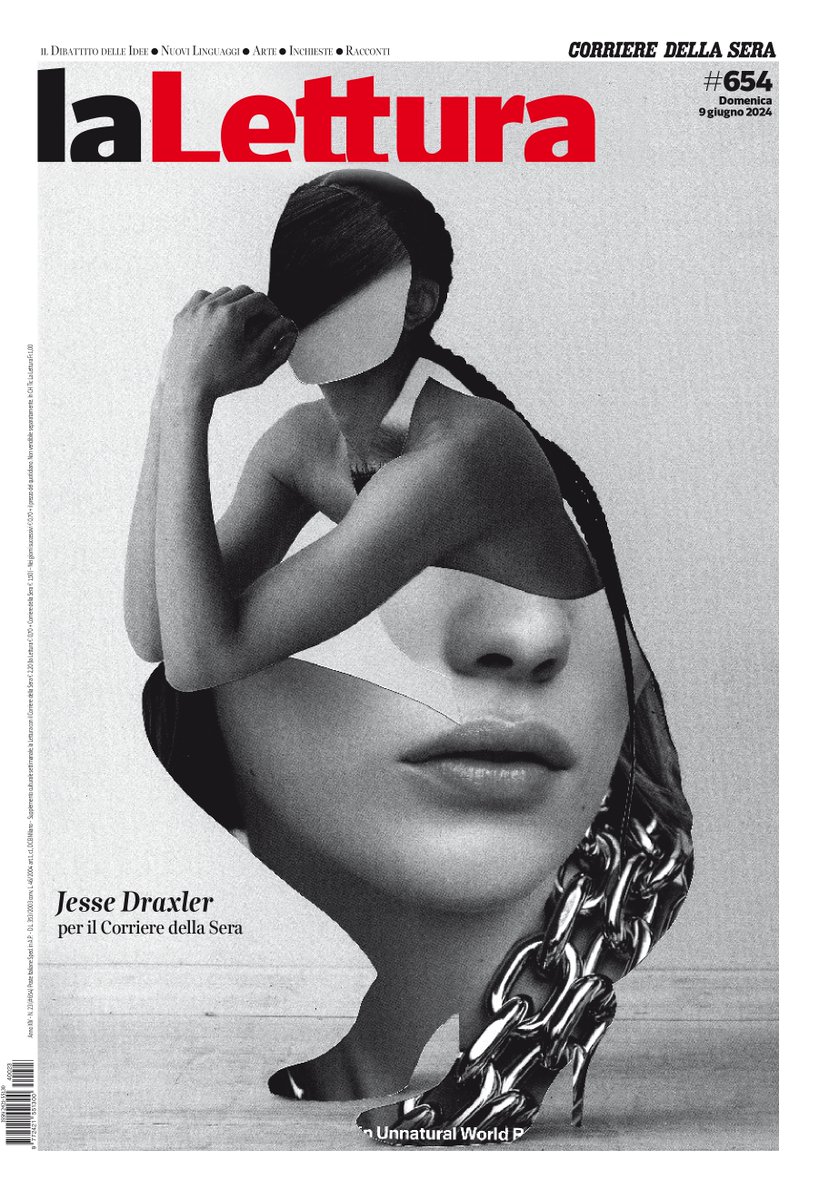 Il nuovo numero de «la Lettura» è da oggi in edicola con il <a href="/Corriere/">Corriere della Sera</a>. La copertina è firmata da <a href="/JesseDraxler/">Jesse Draxler</a> bit.ly/3yVvxNW