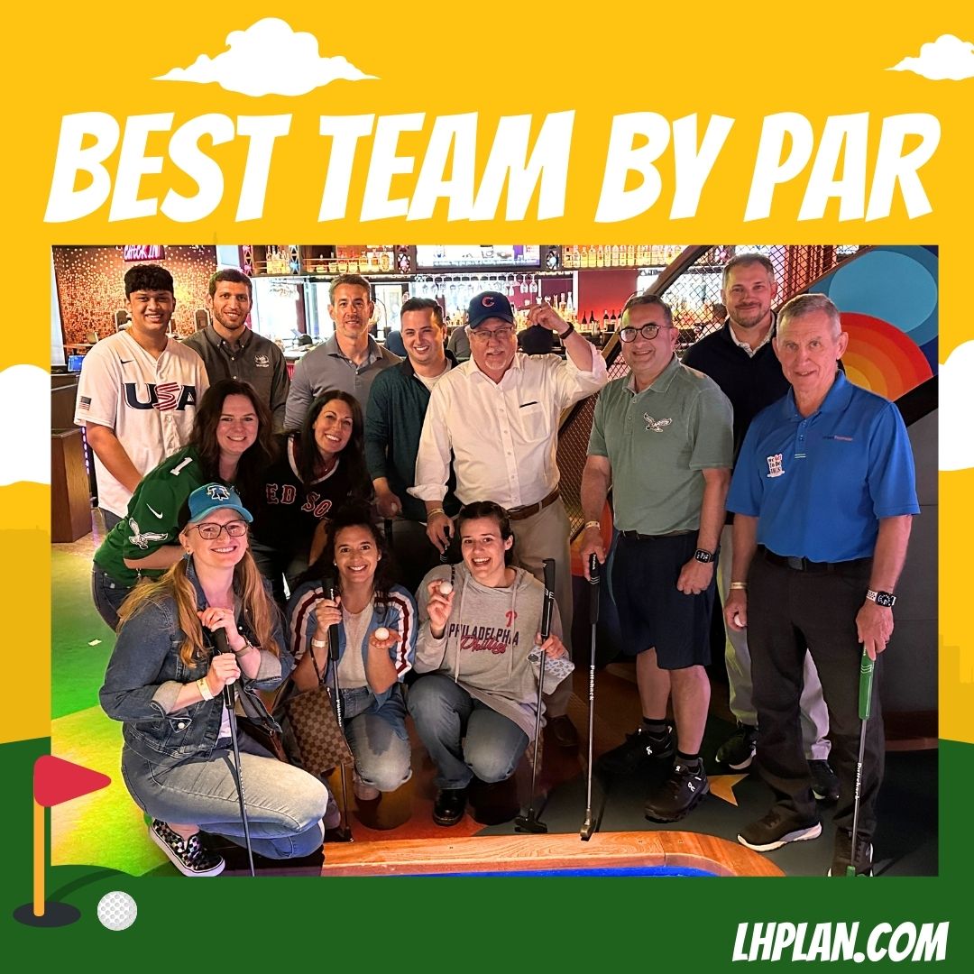 MarcLHPlan's tweet image. Had a great time at PuttShack with our team.