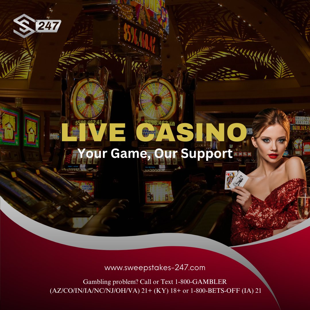 SweepStakes_247's tweet photo. Experience the thrill of LIVE CASINO action at top online gambling sites!
#casinos #igaming #slotsmachines #gaming #slot #slotgames #onlinecasino #onlinegaming #onlinegames https://t.co/yF3ovOFFjx