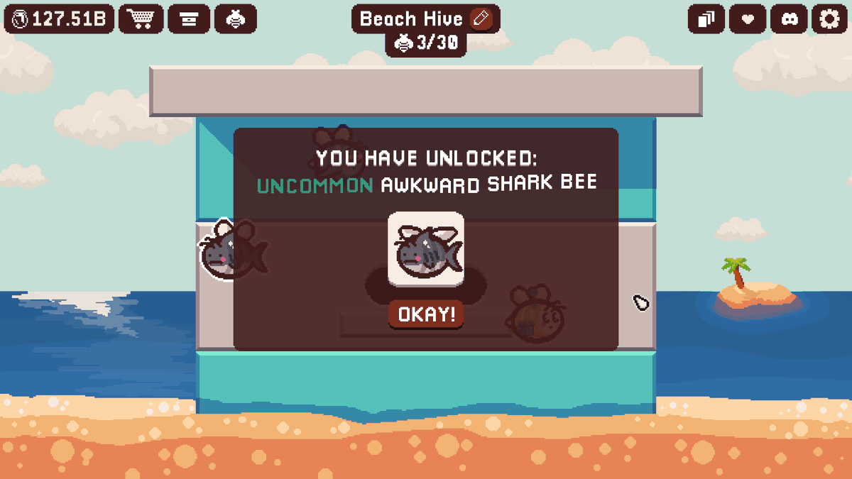 cake_developer's tweet photo. Of course I'll do the #PitchYaGame

🐝 Time Is Honey is a Cozy Game where you Open Bee Packs to collect unique Bee Types and turn them into profit!

📦Collect 150+ Types of unique Bees
✏️ Customize and upgrade your Hive
🎀 Personalize your Bees with Accessories and Hats! https://t.co/w779dmHBsX