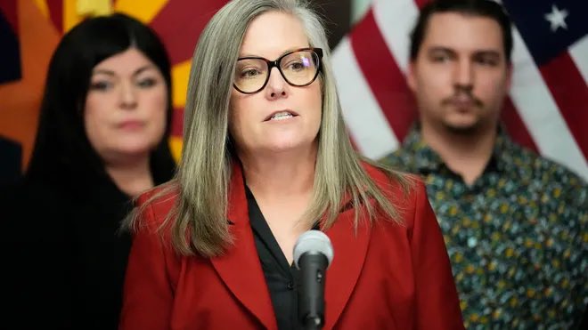 wakeupusa's tweet image. BREAKING: Katie Hobbs Faces Criminal Investigation for Bribery and Fraud

Do you agree she should be arrested?
Yes or no