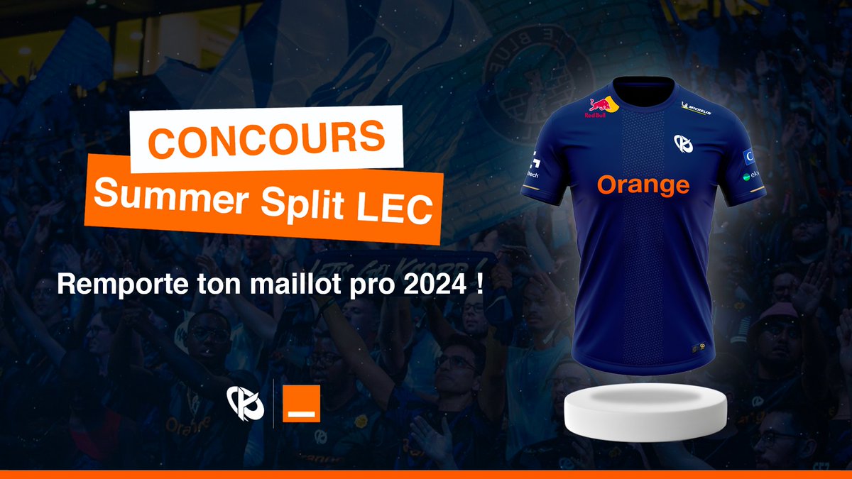 LEC IS BACK 💙

Pour fêter ça, on vous fait gagner le maillot "PRO 2024" de la KC !

Pour participer, classique :

1️⃣ Follow <a href="/RushEsport/">Rush Esport</a> et <a href="/KarmineCorp/">Karmine Corp</a>
2️⃣ Retweet
3️⃣ Bombardez les #KCORP sous le tweet

TAS mercredi 12/06