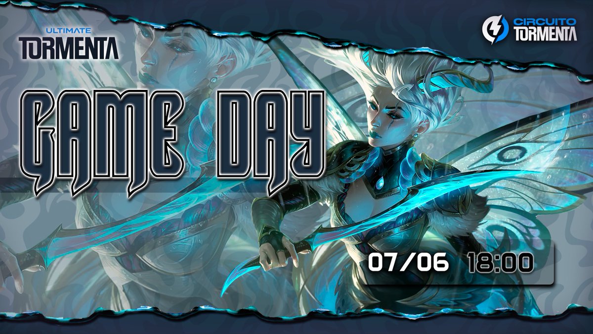 GAME DAY | Q1 del Ultimate Tormenta de <a href="/SomosLaTormenta/">Circuito Tormenta</a>🌪️

Empezamos a las 19:00 a espera de rival⏳

Alineación:
<a href="/Lugargon00/">Luis Garcia</a>💪
<a href="/itscoto1/">Coto</a>🪓
<a href="/Mirrowfoxyt/">Mirrowfox</a>🪄 
<a href="/BENGALAA_/">Joan | BENGALA | Silvestre</a>🏹
<a href="/maluiiLoL/">Malui</a>⚓️

Staff:
<a href="/Sxkki__/">Omar 'Sekki' Rodriguez</a>🎧
<a href="/PumitaSenpai/">Christian "Puma" Amaro</a>📔

Let's Go!💙

#FlyOverFire #LoL