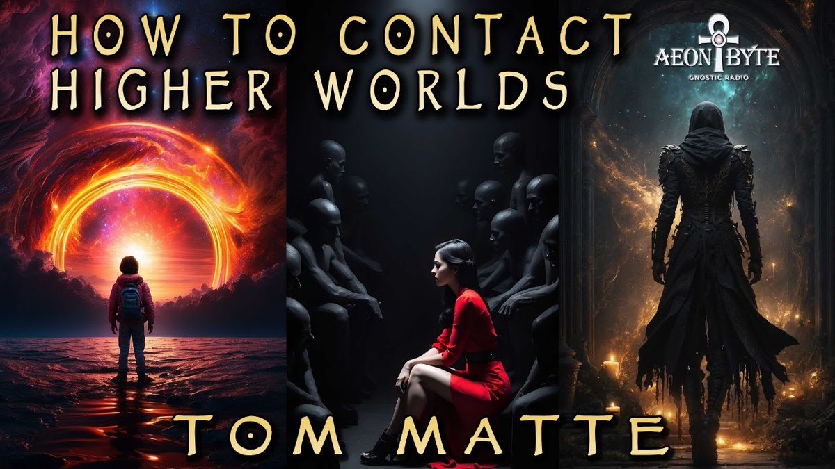 TomEMatte's tweet photo. How to Contact Higher Worlds - @AeonByte  
https://t.co/sDKuQL4cMZ 🌌

If you think only a few can access portals to truer dimensions, think again. Tom Matte joins the Virtual Alexandria to tell his inspirational tale. 

#consciousness
#Upsight 
@IONSonline https://t.co/qXNP3CgVX8