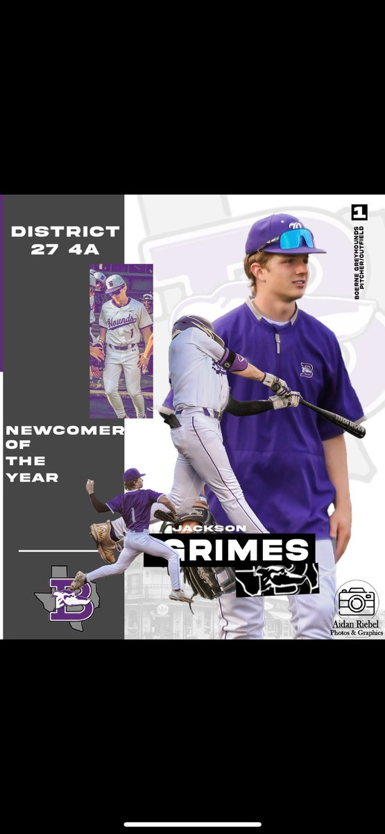 GreyhoundBSB's tweet photo. Congrats to Jackson Grimes on an outstanding season! Jackson was 5-0 with a 1.2 ERA, a No Hitter, a .114 opponent batting average, and 56 strikeouts in 38.1 innings pitched. https://t.co/yDJ3XHSyvz