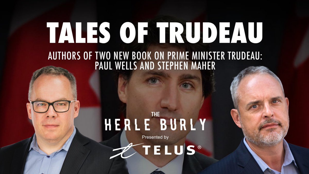 TheHerleBurly's tweet image. 🗣️🎙️ #TheHerleBurly

Don't miss the pod this week as we’re joined by two fine writers, each of whom just launched books dealing with the same subject matter: Prime Minister Justin Trudeau, his rise and his rule.

@stphnmaher has been writing about Canadian politics since 1989 as…
