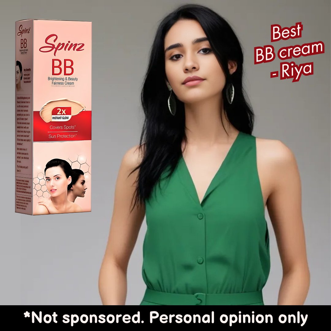 teacher6432's tweet image. Flawless coverage, natural non-sticky glow: Spinz BB Cream perfects your look with skincare benefits
Instagram: instagram.com/riya_a_ila_24
#SpinzBBCream #NaturalGlow #FlawlessSkin #spinz #RecommendationsByRiya #Riya