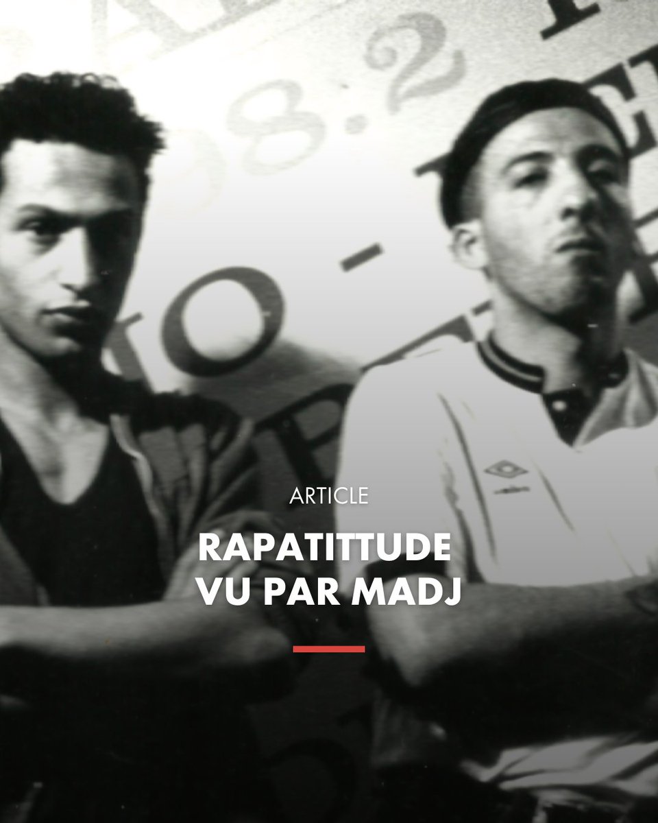 Avec son grand sens du détail, Madj nous a raconté sa version de la genèse bien étrange de la première compilation du rap hexagonal, entre séances d’enregistrement en catimini, tensions permanentes et coups tordus.

➡️ abcdrduson.com/articles/rapat…

📝 <a href="/Kiko_6868/">Kiko</a> 
📸 Archives de Madj