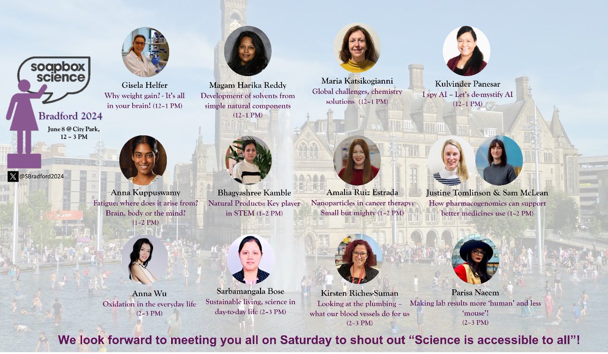 CPES Bradford (@bradfordcpes) on Twitter photo Exicited to showcase first ever "Soapbox Science Event" tomorrow at Bradford Centenary Square from 12-3pm. Welcome to Everyone..."Science is accessible to all" <a href="/arathyram/">Arathyram Ramachandra Kurup Sasikala</a> <a href="/UniofBradford/">University of Bradford</a> Exicited to showcase first ever "Soapbox Science Event" tomorrow at Bradford Centenary Square from 12-3pm. Welcome to Everyone..."Science is accessible to all" <a href="/arathyram/">Arathyram Ramachandra Kurup Sasikala</a> <a href="/UniofBradford/">University of Bradford</a>