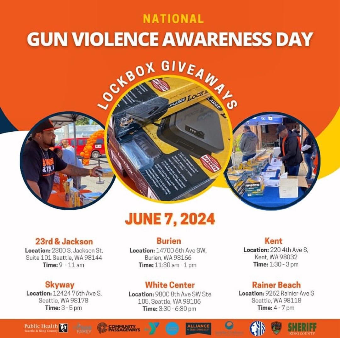 Let’s continue working towards a future where no child is lost to gun violence.
We will have hot coffee. 
9am-11am 
2300 S Jackson Street 

#EndGunViolence #PrayersForGarfieldHS #CommunityStrong #GunViolencePrevention #LockboxGiveaway