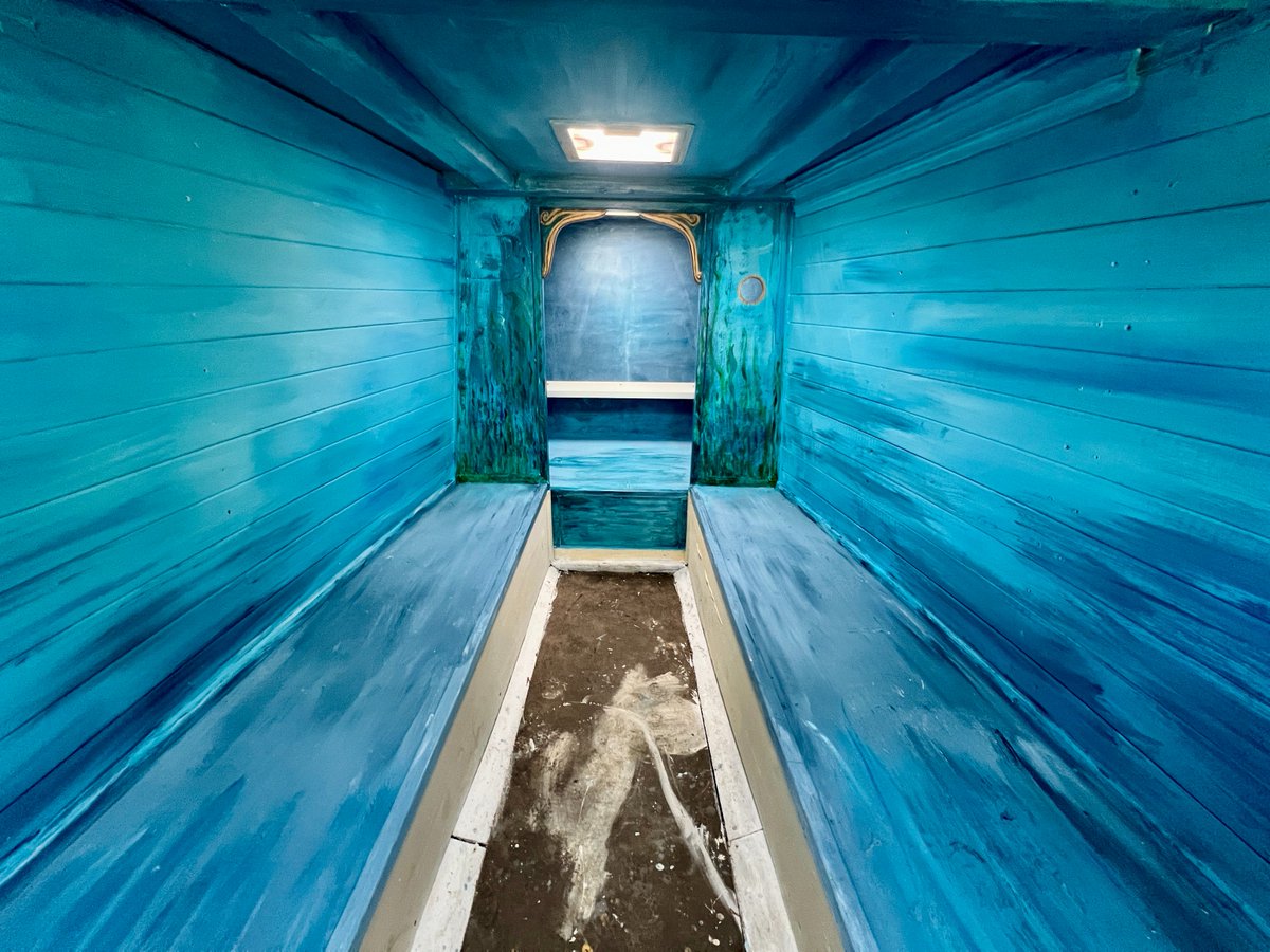Nelkcarps's tweet photo. “If You Can Dream It, You Can Do It” 

WALT DISNEY

The internal paintwork on the #InspiredToLearn boat was finished today by POW Grandparent Annie. 

Just the flooring, seating and books to go now!

#InspiredToLearn #LoveOfReading 

#ReadingAdventure #CreativeLearningSpaces https://t.co/aSg6FxClaO
