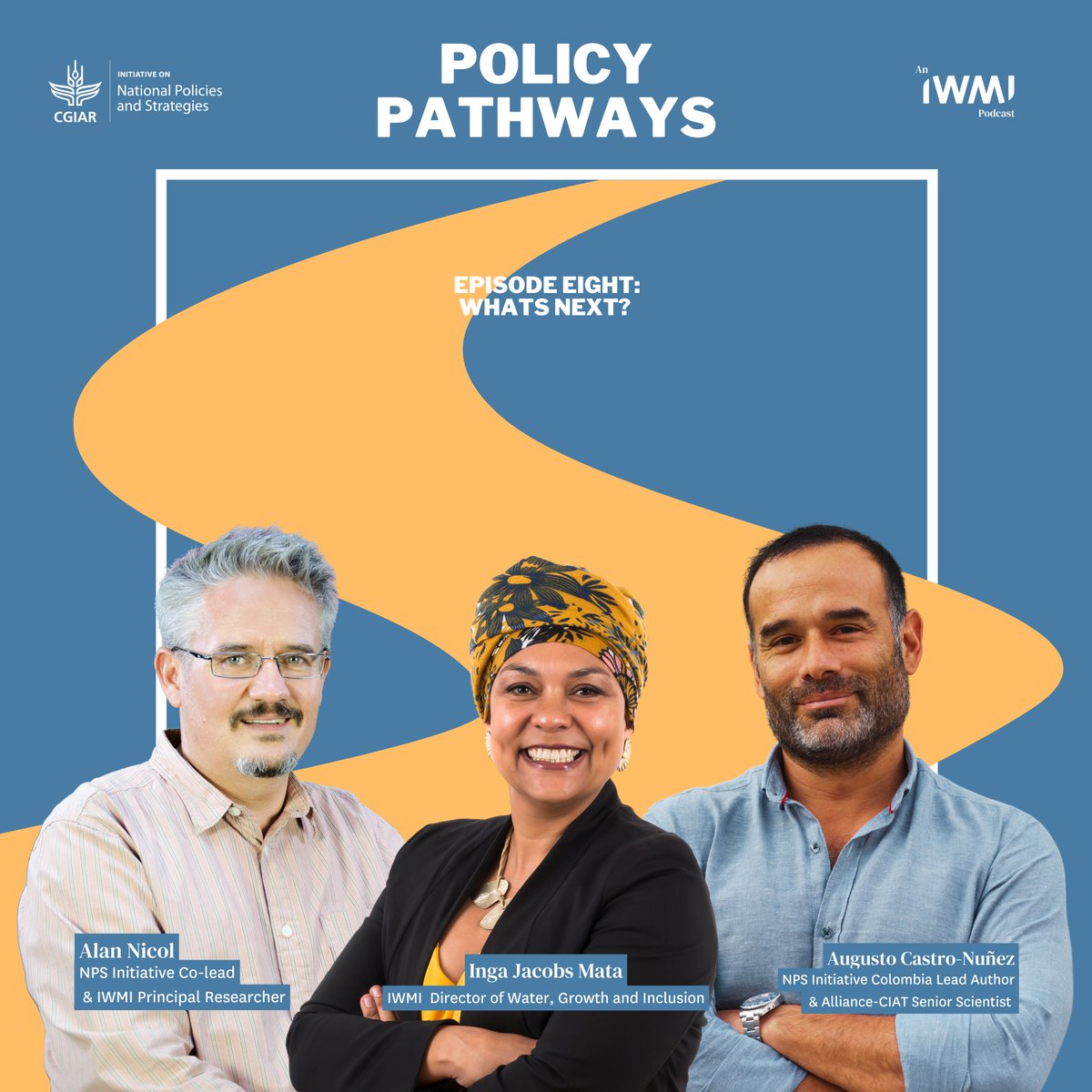CGIAR (@cgiar) on Twitter photo The final episode of #PolicyPathways is out now!
Ep 8 reveals global policy coherence challenges and solutions across the series. Join our expert guests <a href="/alan_nicol/">Alan Nicol</a>,<a href="/canuac_/">Augusto Castro-Nuñez, PhD.</a> , & <a href="/Inga_JM/">Inga Jacobs-Mata</a> 💡
Catch-up with the series 👉 on.cgiar.org/3SCYhkA
#OneCGIAR The final episode of #PolicyPathways is out now!
Ep 8 reveals global policy coherence challenges and solutions across the series. Join our expert guests <a href="/alan_nicol/">Alan Nicol</a>,<a href="/canuac_/">Augusto Castro-Nuñez, PhD.</a> , & <a href="/Inga_JM/">Inga Jacobs-Mata</a> 💡
Catch-up with the series 👉 on.cgiar.org/3SCYhkA
#OneCGIAR