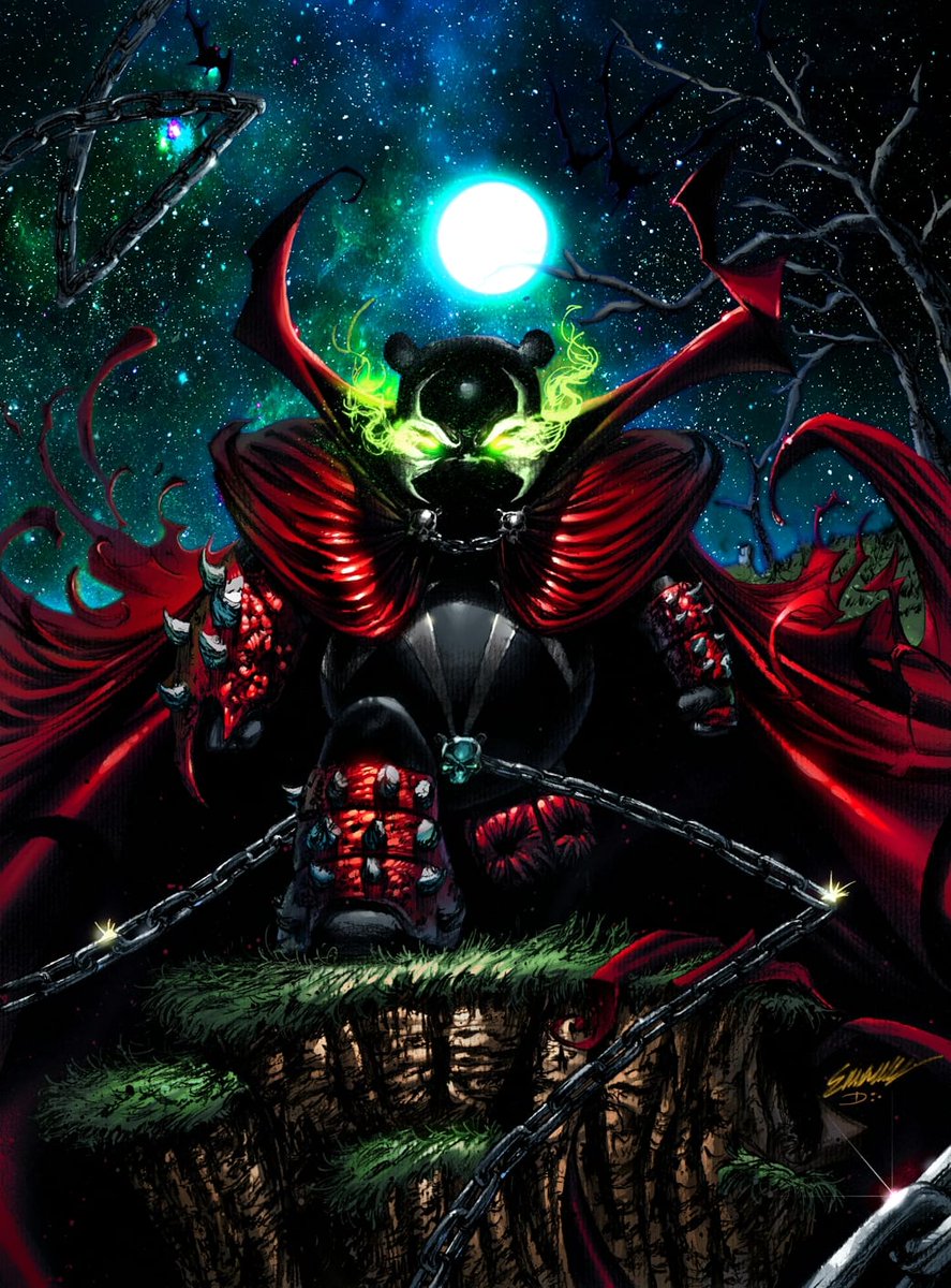 SpawnArchive's tweet photo. Spawn variant cover for Do You Pooh #1 (2022). Art by @maniactoys 
#Spawn https://t.co/bW1m57wPOK
