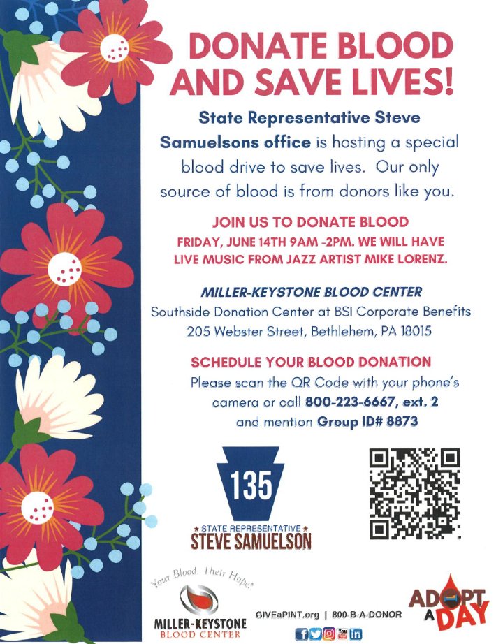 Join us next Friday! Consider donating - you may just save a life!