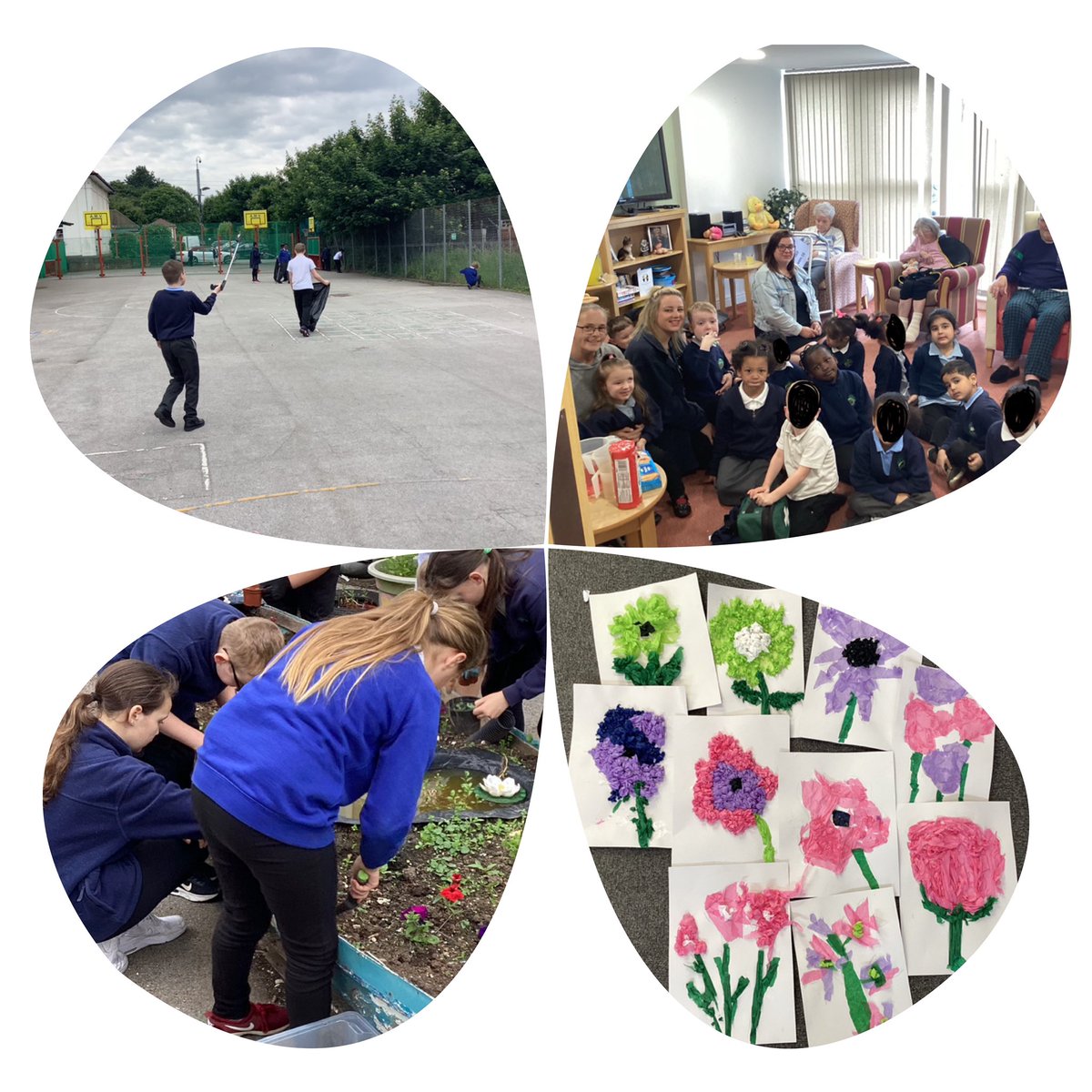 BrocklewoodP's tweet image. This week all throughout school we have been taking part in #CommunityActionWeek children have been making artwork for Strelly library, baking cakes, cleaning up, visiting a local care home and tidy up around school and the local community. #CAW #CaringMatters