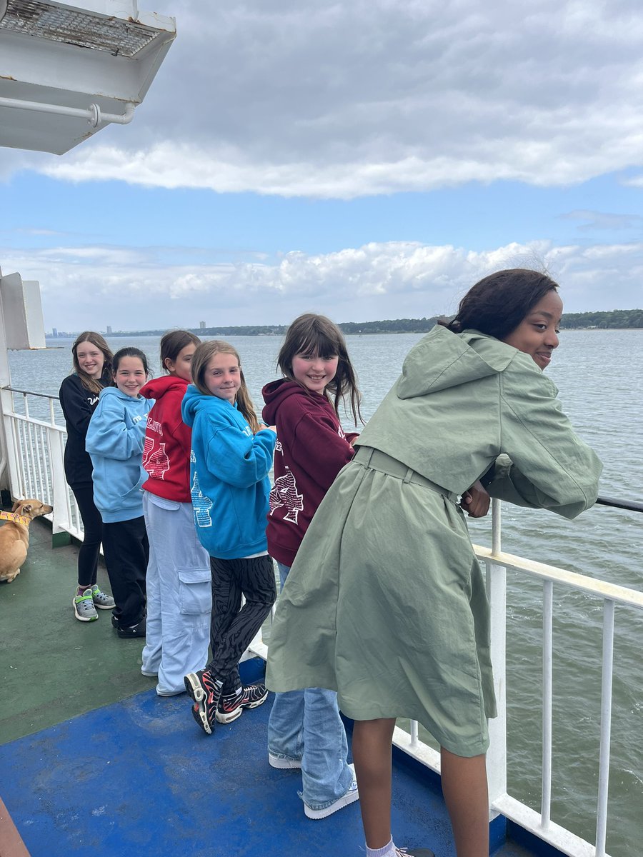 Year 6 have left the Island and are on the ferry home.