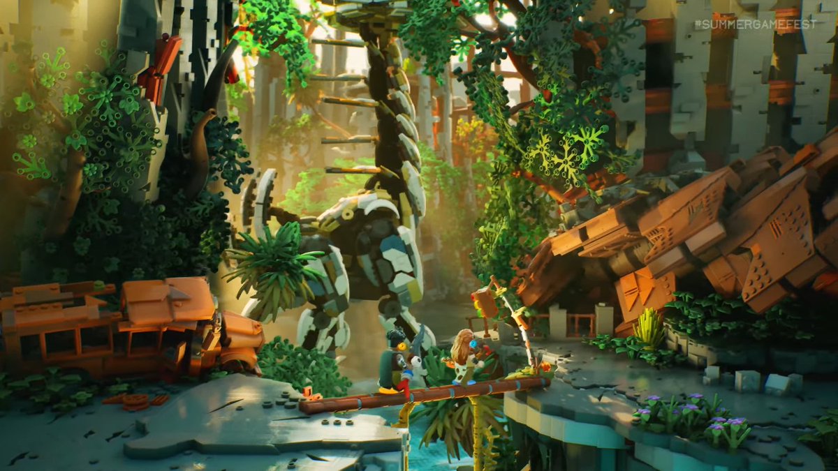 Krozthh's tweet photo. 🚨 ES OFICIAL: LEGO Horizon Adventures ha sido anunciado.

Llegará a finales de año para PlayStation 5, Nintendo Switch y PC. https://t.co/MstBULX1bY