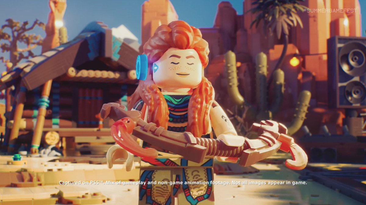 DiscussingFilm's tweet image. A LEGO Horizon game is releasing later this year on PlayStation, Nintendo Switch and PC.