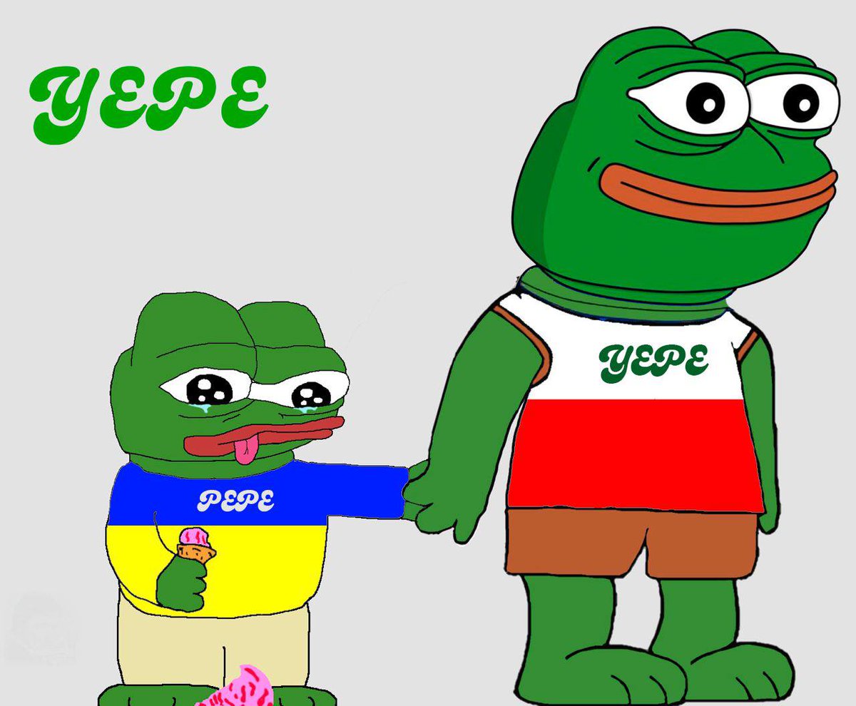 Feels good to be cheeky its going to be fine frenn $YEPE is here! 🐸

t.me/YepeToken

#YEPE #PEPE