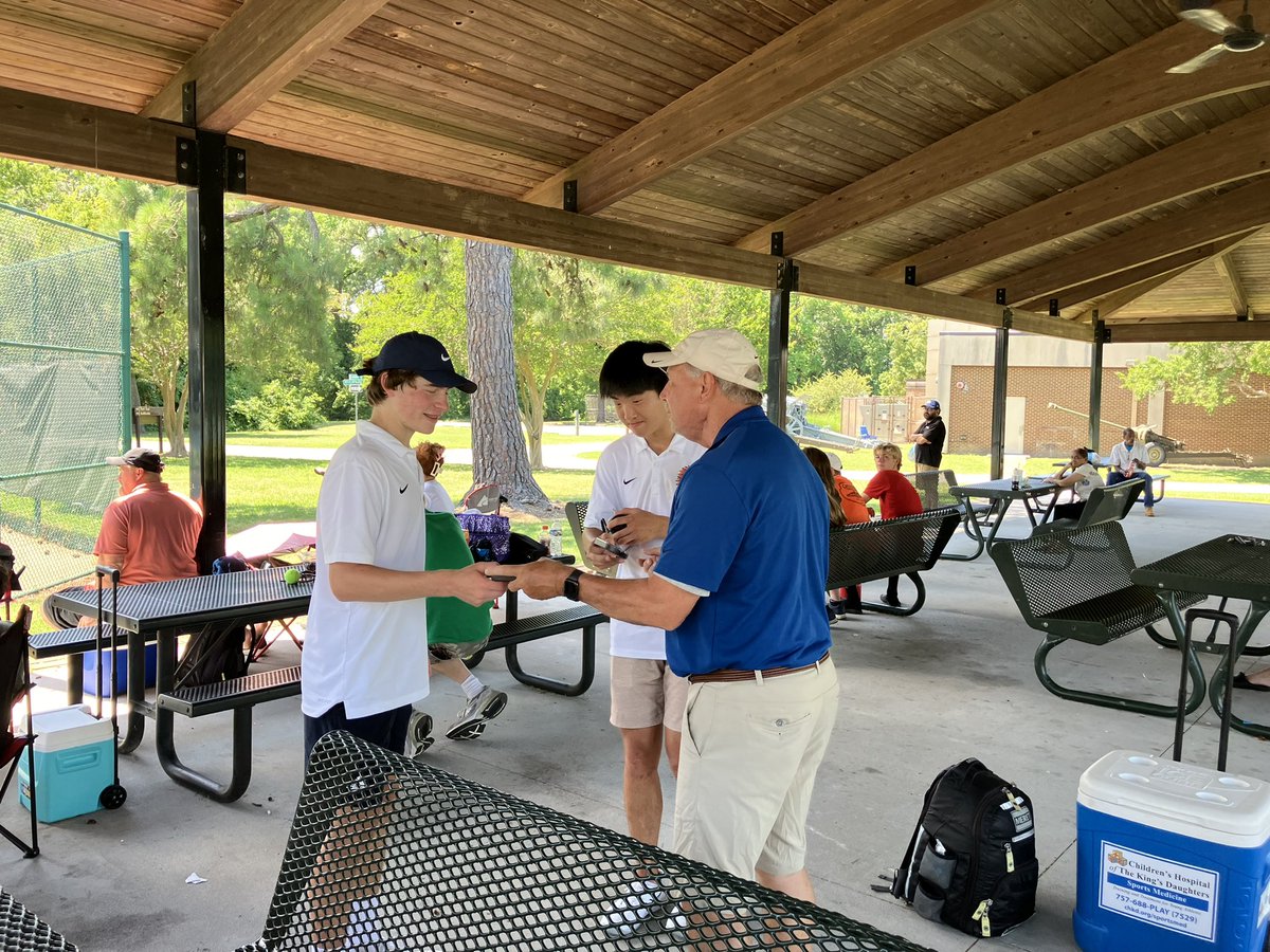 Monacan_Chiefs's tweet photo. Monacan wins the Class 4 Men’s Doubles Tennis State Championship today in Newport News!!!  Well Done!!! https://t.co/LpCIeFy4Gs