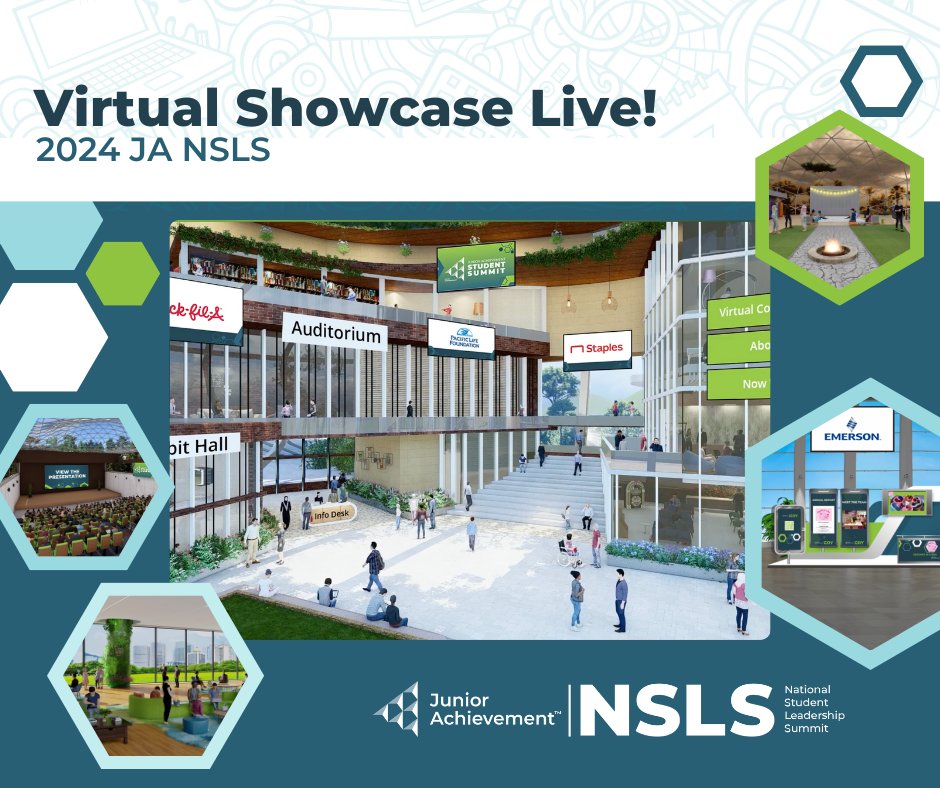 The 2024 JA National Student Leadership Summit is here! If you missed your flight to D.C., don't worry. You can join us remotely at jastudentevents.vfairs.com.