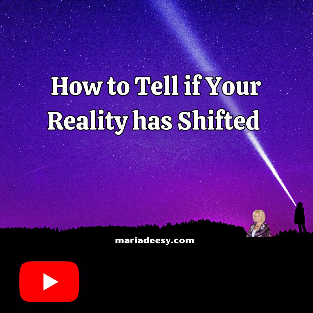 Can you tell you are in a new reality or timeline? Do you know how that would appear to you?

Join me for a quick conversation on how our realities are created and how to know when we’ve had a shift.

youtu.be/l3c21ha4bQY?si…