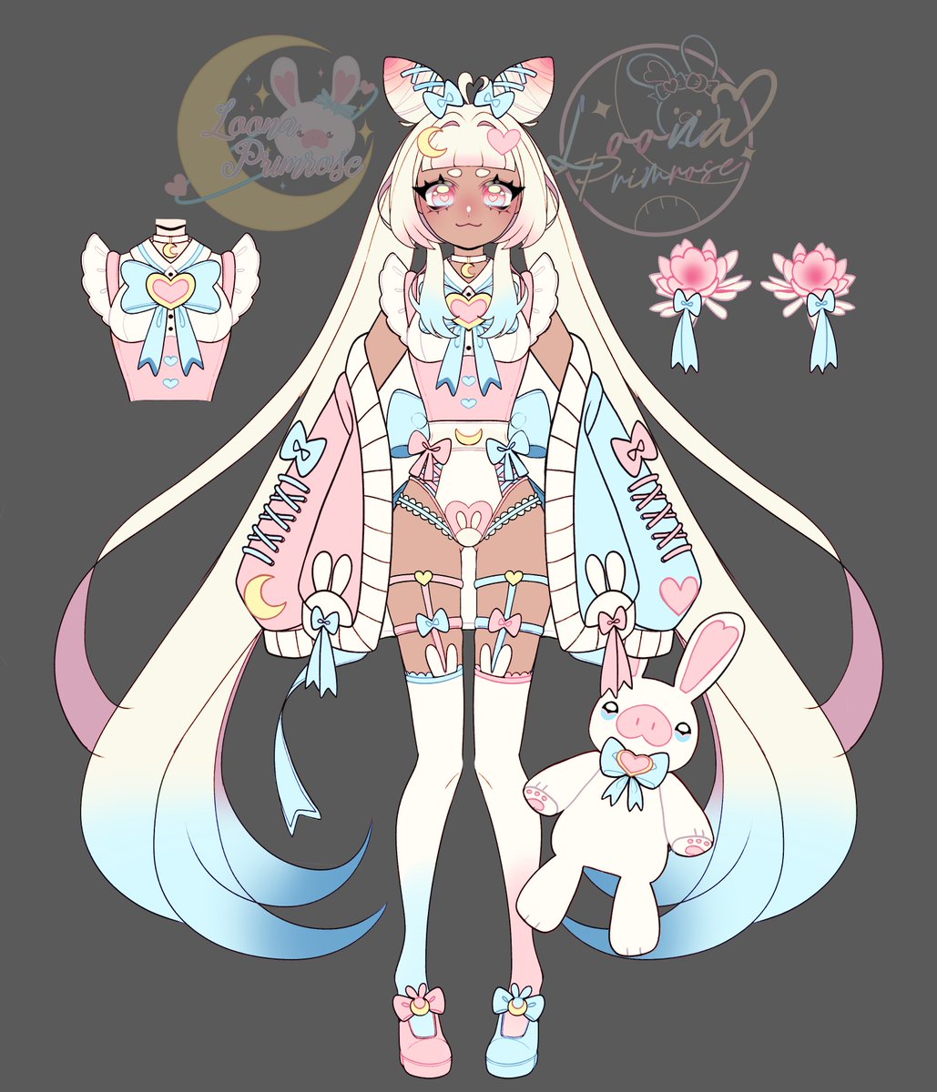 LoominaVT's tweet photo. Attention Flora &amp; Fauna! Your favorite Moonflower just bloomed! Here is my current design sheet for fanart/references. Your support with ↻ / ♡ is always appreciated. Learn how to join the #Loonaverse below! ↴↴↴ https://t.co/FRrVe0Nv0g