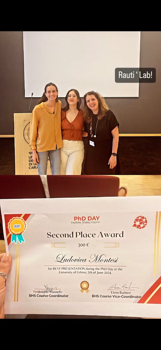 rossanarauti's tweet photo. Being a #newPI is not easy but i was very lucky in meeting the right team  members! Very proud of my PhD students today at the PhD day! https://t.co/hMPesxVefj