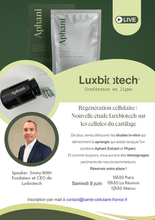 vpmtifr's tweet photo. N'oublie pas ton rdv demain samedi 8 juin à13h30 pour découvrir une conférence exceptionnelle sur Zoom. Demande moi en privé ton lien d'invitation au plus vite car le nombre de place est limitée dans la salle Zoom.
#microalgue #klamath #regeneration #cartillage https://t.co/ikOYjBT8ar