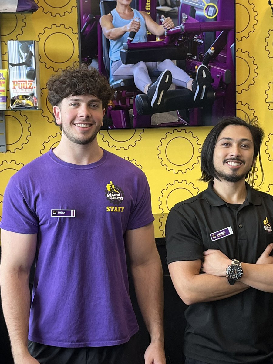 At <a href="/PlanetFitnessCA/">Planet Fitness CA</a> Whitby Ontario. These two guys are two of the hardest working people I’ve seen in this business! Kudos to Logan &amp; Enrique. <a href="/PlanetFitness/">Planet Fitness</a>