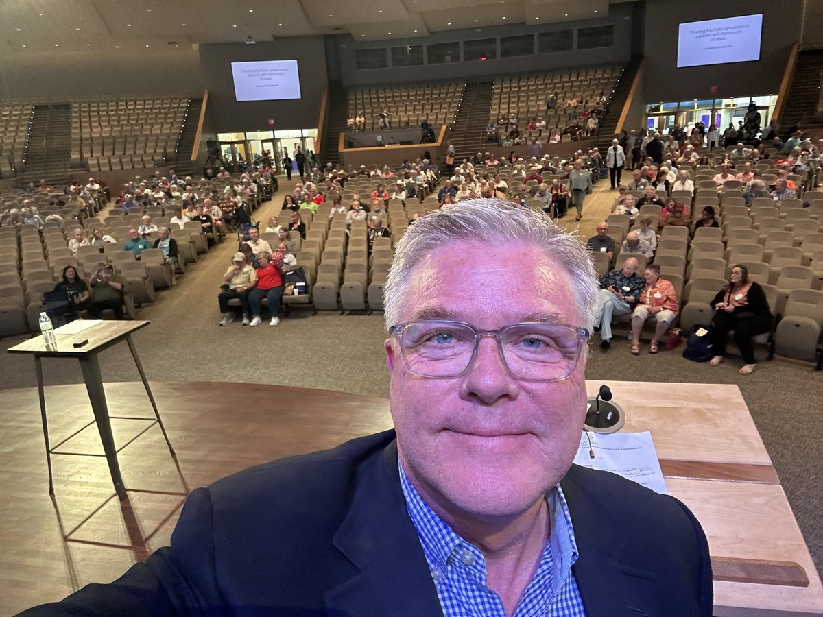 Had a great day as the emcee of the <a href="/IowaParkinson/">Iowa Chapter APDA</a> conference in West Des Moines.