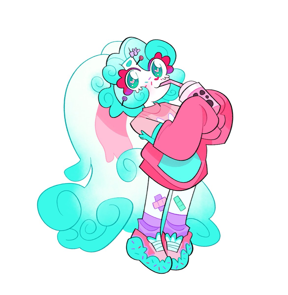 tealemile's tweet photo. belated birthday gift for @lolliedew 🎉 #DEWdles

[ 🎨 : @racheljpierce ] https://t.co/5Zve9oOI45
