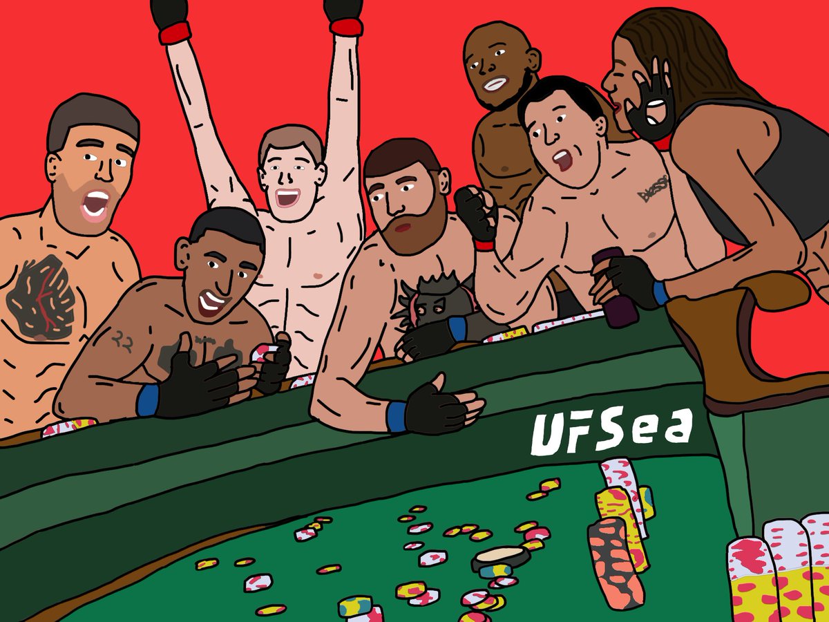 UfSeasol's tweet photo. @ufc @KINGCALLUMWALSH @UFCFightPass Me &amp; gang on fight night https://t.co/2JSvAYv0up
