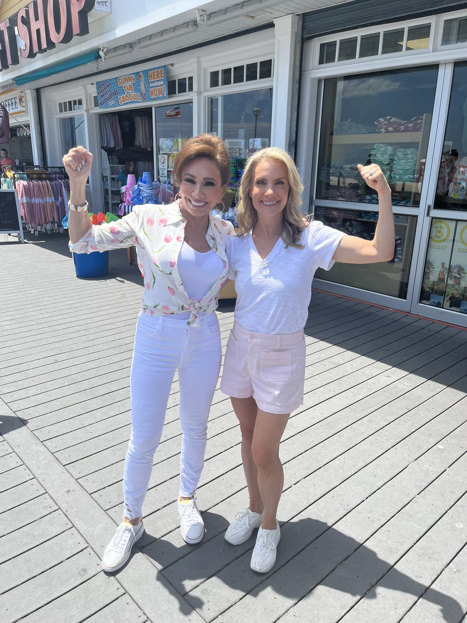 Jeanine Pirro on X: "Day on the boardwalk with @thefivefnc and our new friend @mikethesituation 🏖️ https://t.co/oU5lX1yBBb" / X