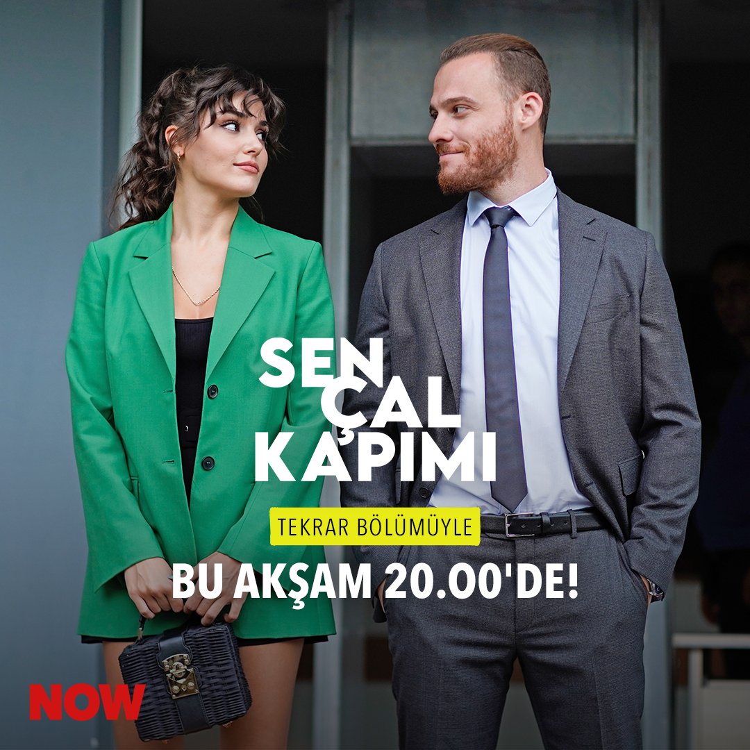 nowtvturkiye's tweet photo. Çok sevdiğimiz #SenÇalKapımı tekrar bölümüyle bu akşam 20.00'de NOW'da. ♥️ #EdSer https://t.co/JvWWqeF7uM