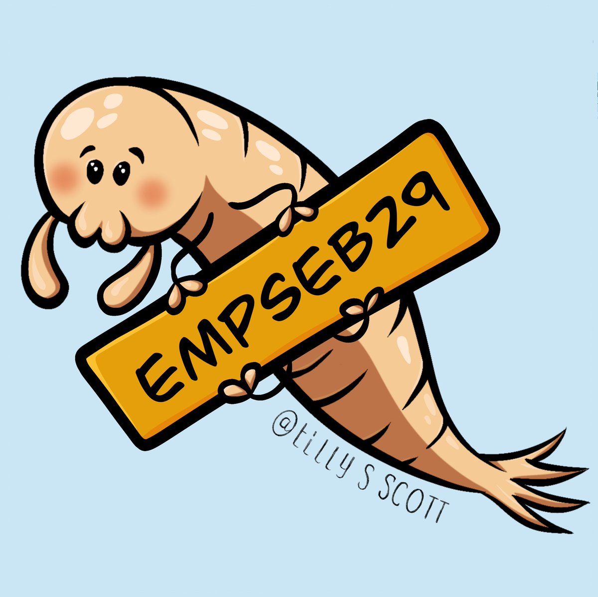 TillySScott's tweet image. Thank you @EMPSEB29 , you've been wonderful 🩵 I'm so grateful and happy to have been awarded runner up for the best oral presentation.

And this little dude is now out travelling the world on lots of stickers, along with his buddy, the travelling dragonfly