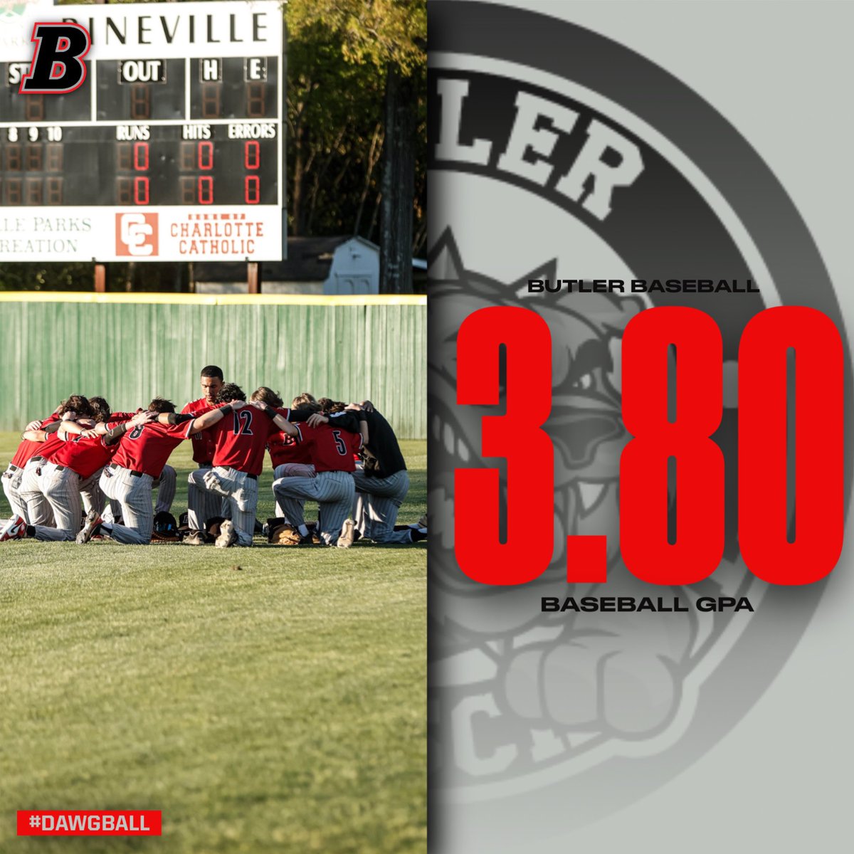 Butler High Baseball tweet media