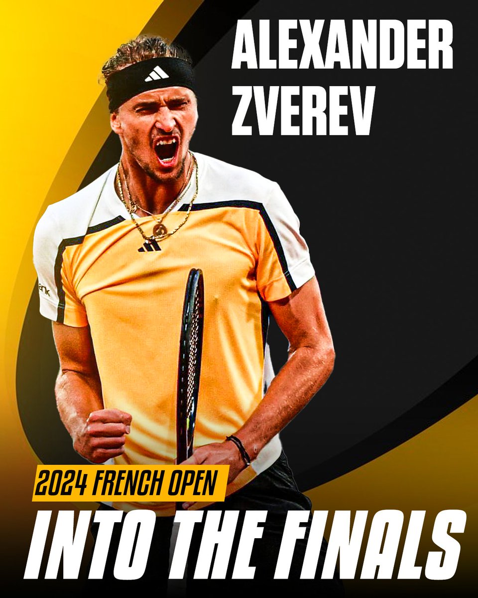 FirstSportzUSA's tweet photo. Alexander Zverev comes back from a set down to defeat Casper Ruud 2-6, 6-2, 6-4, 6-2 and reaches the finals in Paris for the first time.
#tennjs #AlexanderZverev https://t.co/2B2bUajKfj