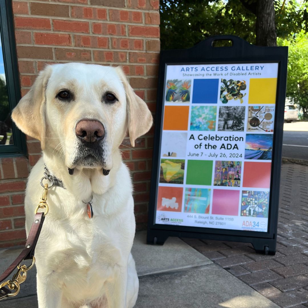 We cant wait to see you tonight for the opening reception of "A Celebration of the ADA"! 

Friday, June 7
6pm to 9pm

Arts Access Gallery:
444 S. Blount St. Suite 115B Raleigh, NC 27601
(Located on the corner of S. Blount &amp; E. Cabarrus)