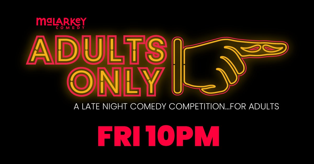 It's our newest show! 6 comedians battling to see who is the funniest!
However, Hosts Alex and Jason will be throwing all sorts of comedy challenges at our contestants.

⏰ : 10pm
💵 : $20 half off with NEWHOME50 at checkout
🎟️ : ci.ovationtix.com/36725/producti…